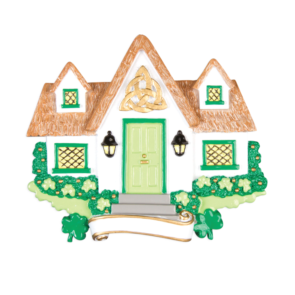 OR1125 - New Irish House Personalised Christmas Decorations