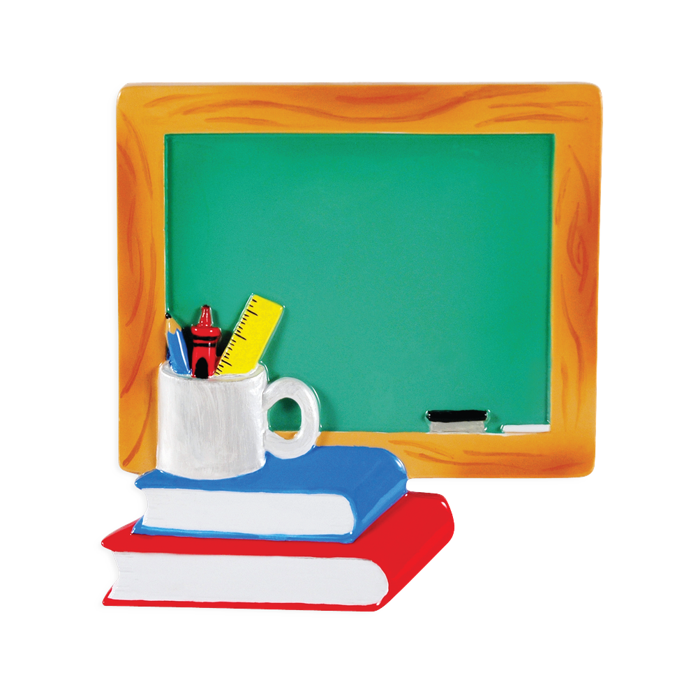 OR1391 - New Teacher Chalk Board Personalised Christmas Decoration