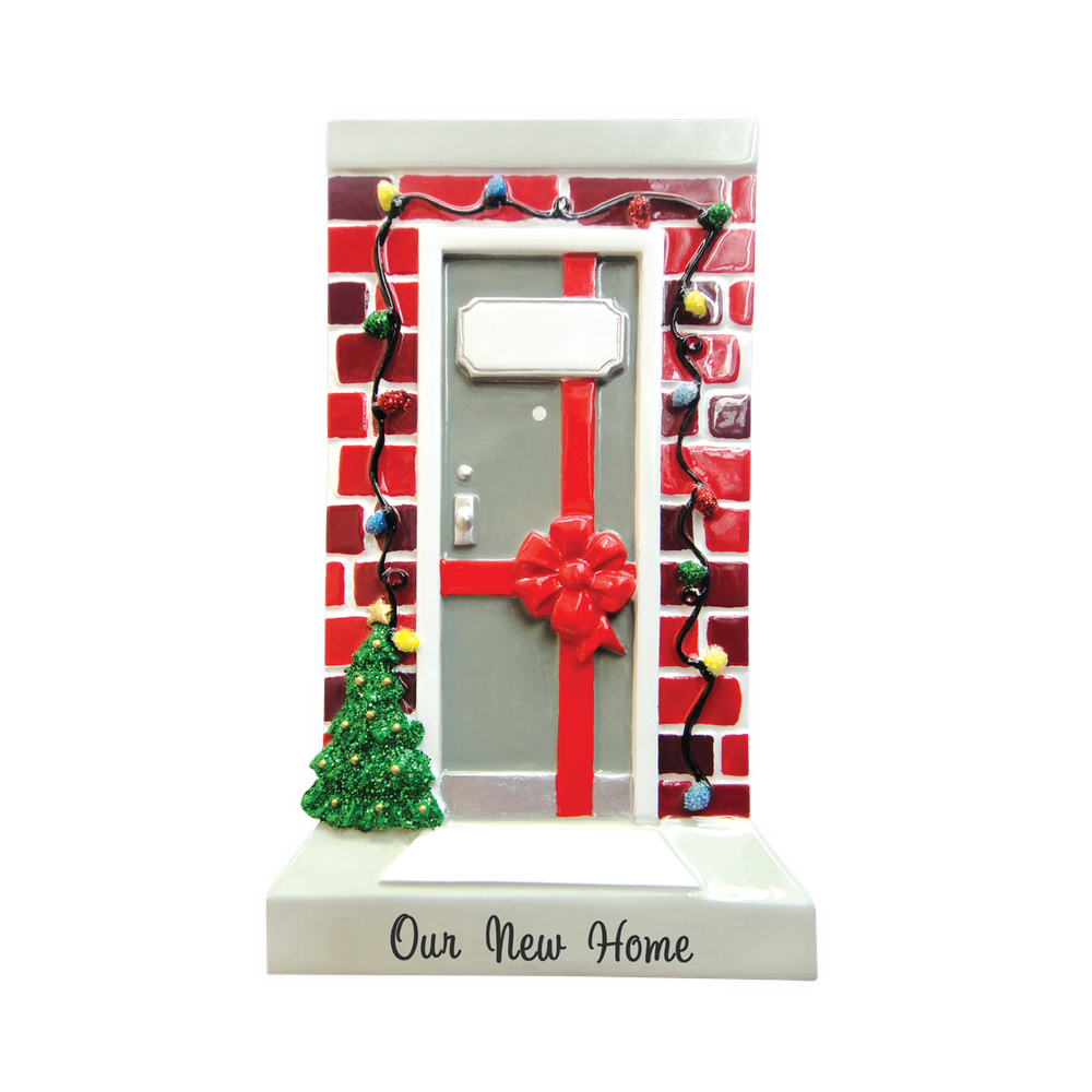OR1478-H - Our New Home Door Personalised Christmas Ornament