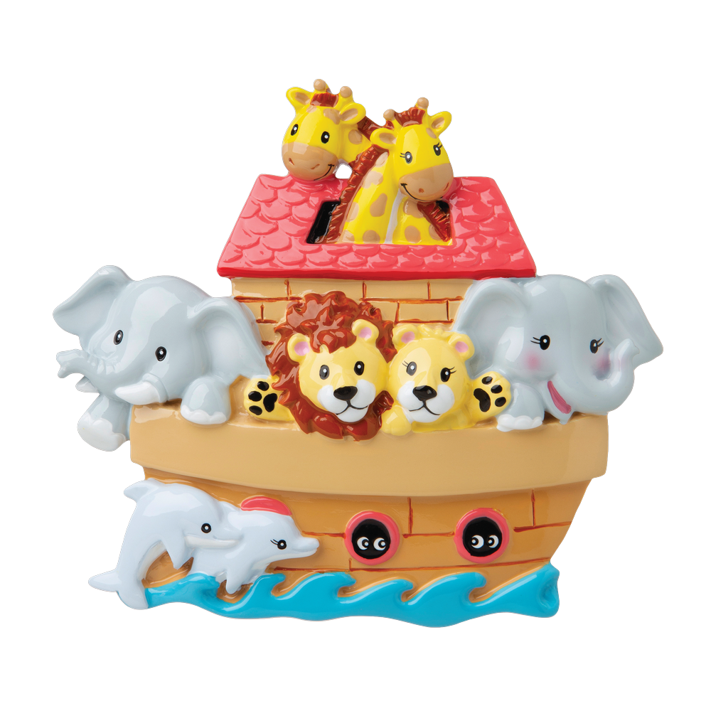 OR1659 - Noah's Ark Personalised Christmas Decoration