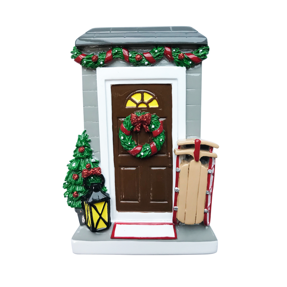 OR1697 - Christmas Door Personalised Christmas Decoration