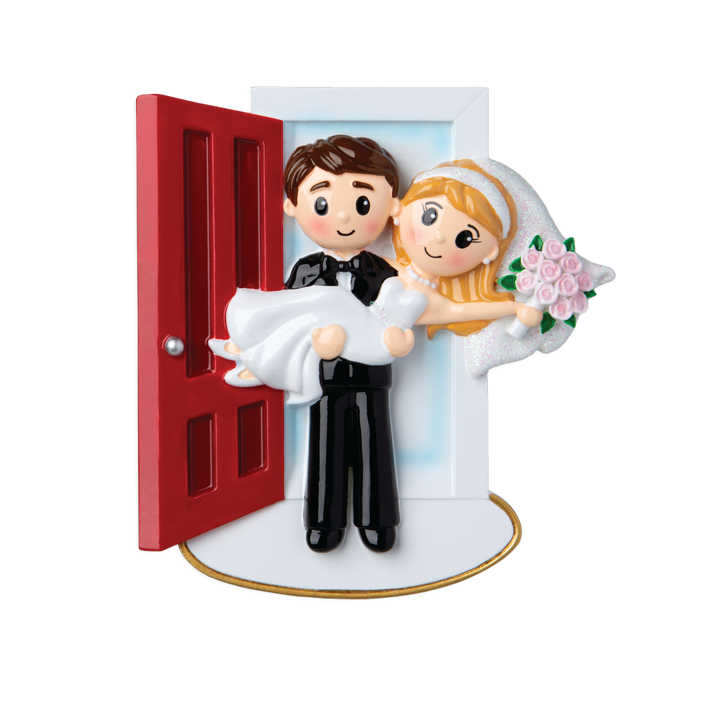 OR1884 - Wedding Threshold Personalised Christmas Decoration