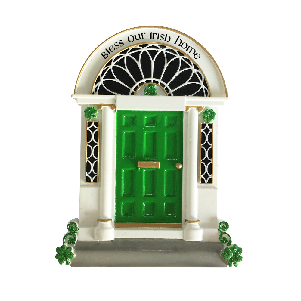 OR1951 - Green Door Personalised Christmas Decoration