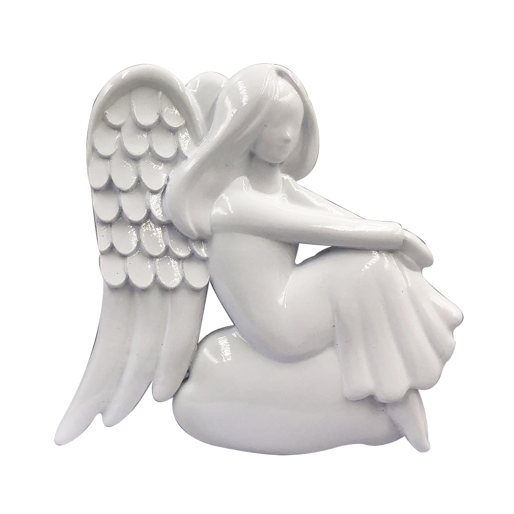 OR2124 - Sitting Modern Angel Personalised Christmas Decoration