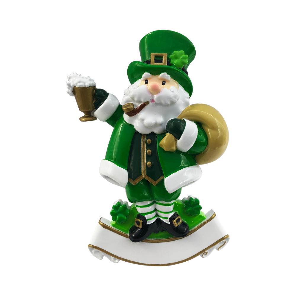 OR2139 - Irish Santa Personalised Christmas Decoration