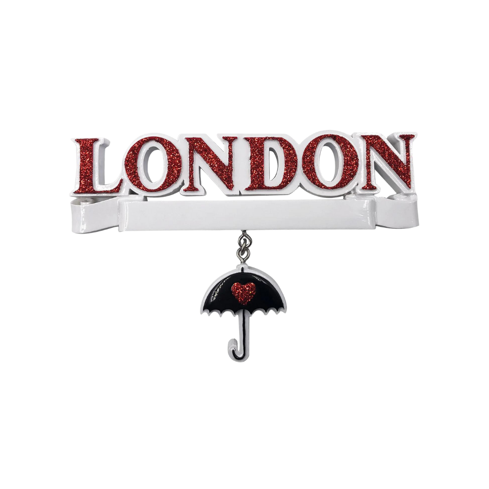 OR2211 - London City Crest Personalised Christmas Decoration