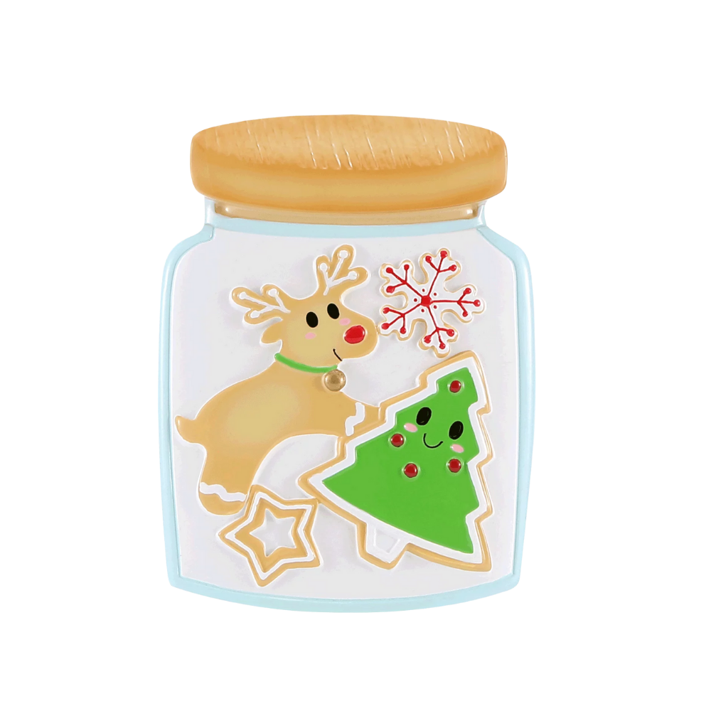 OR2462-2 - Cookie (Family of 2) Personalised Christmas Decoration