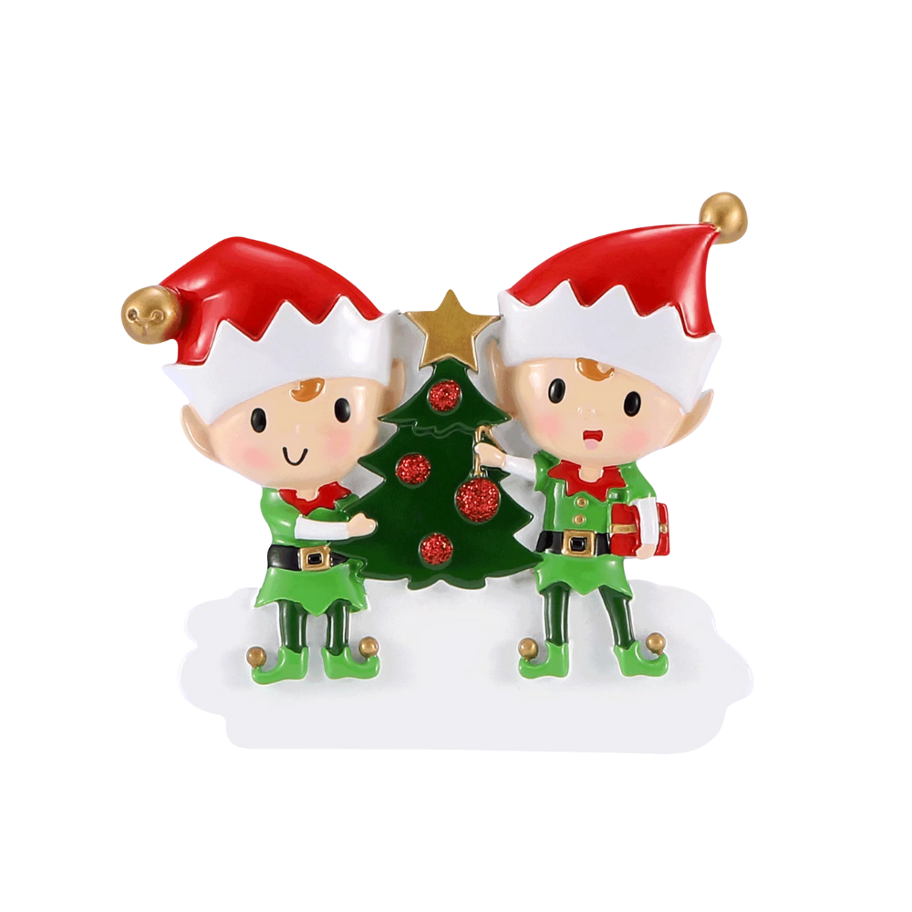 OR2464-2 - Elves Family of 2 Doing Things