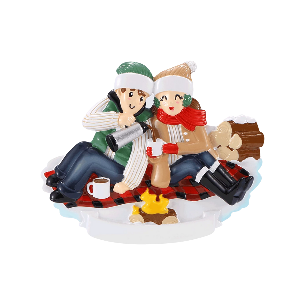 OR2472-2 - Christmas Picnic (Family of 2) Personalised Christmas Decoration