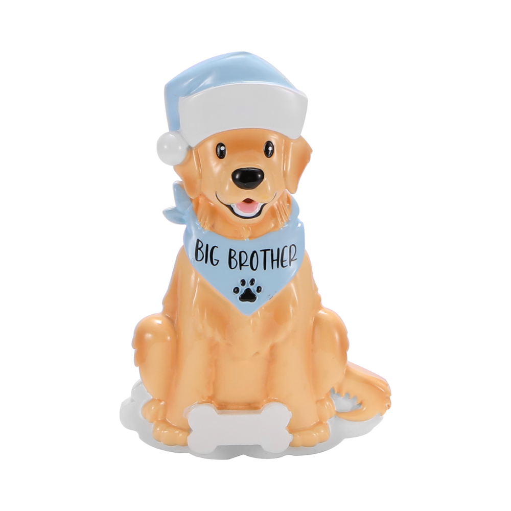 OR2486-B - Promoted To Big Brother Dog Personalised Christmas Decoration