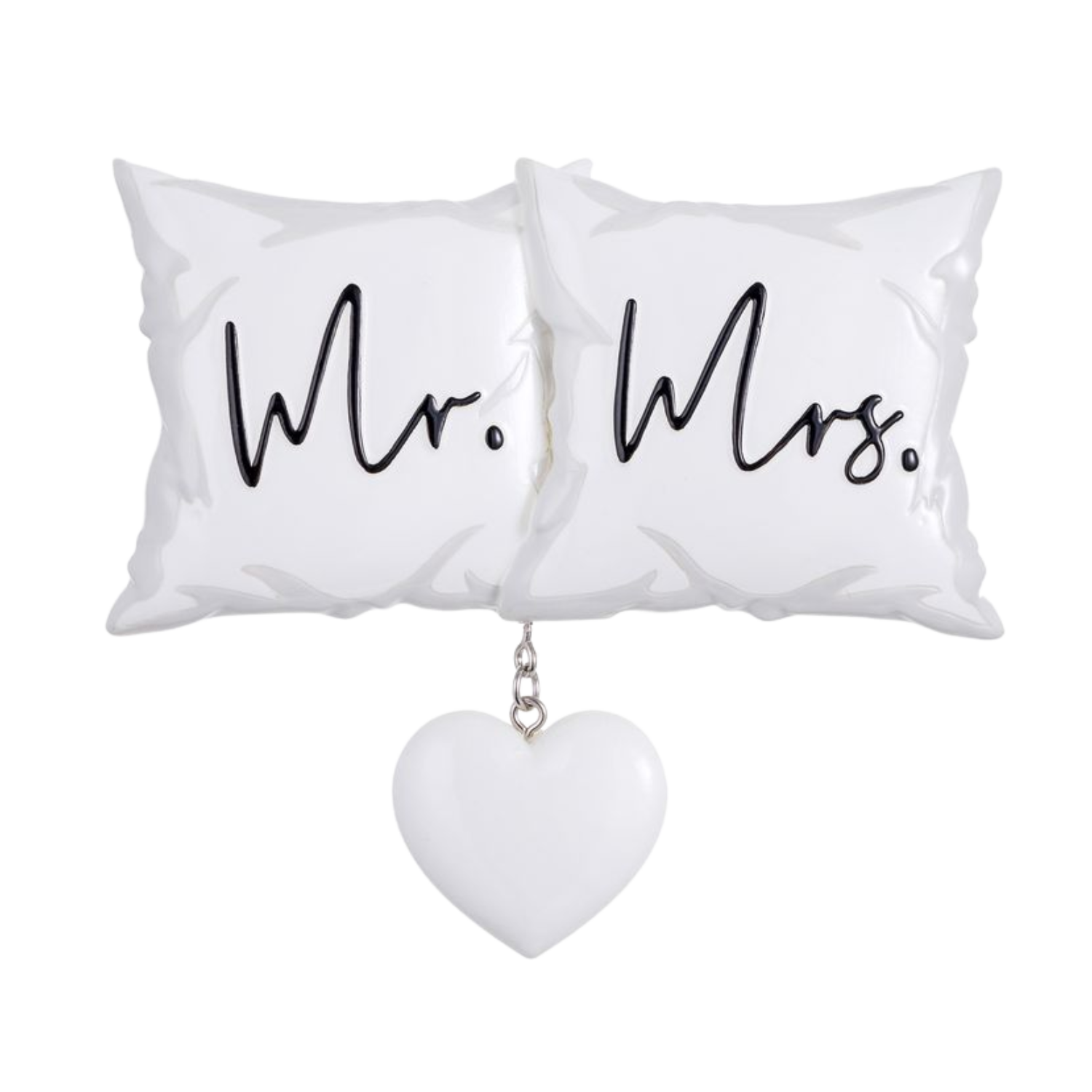 OR2516 - Mr. & Mrs. Pillows Personalised Christmas Decoration