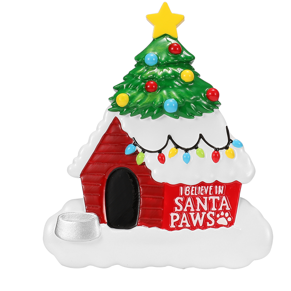 OR2760 - I Believe in Santa Paws Dog House