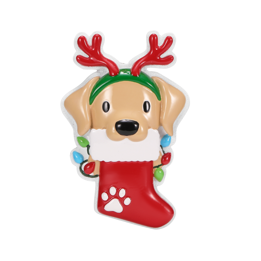 OR2766 - Dog With Reindeer Antlers