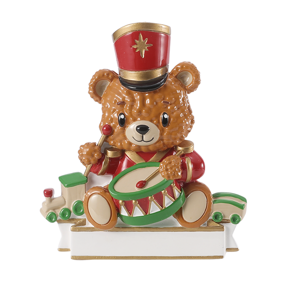 OR2930-R - Bear With Drum & Train