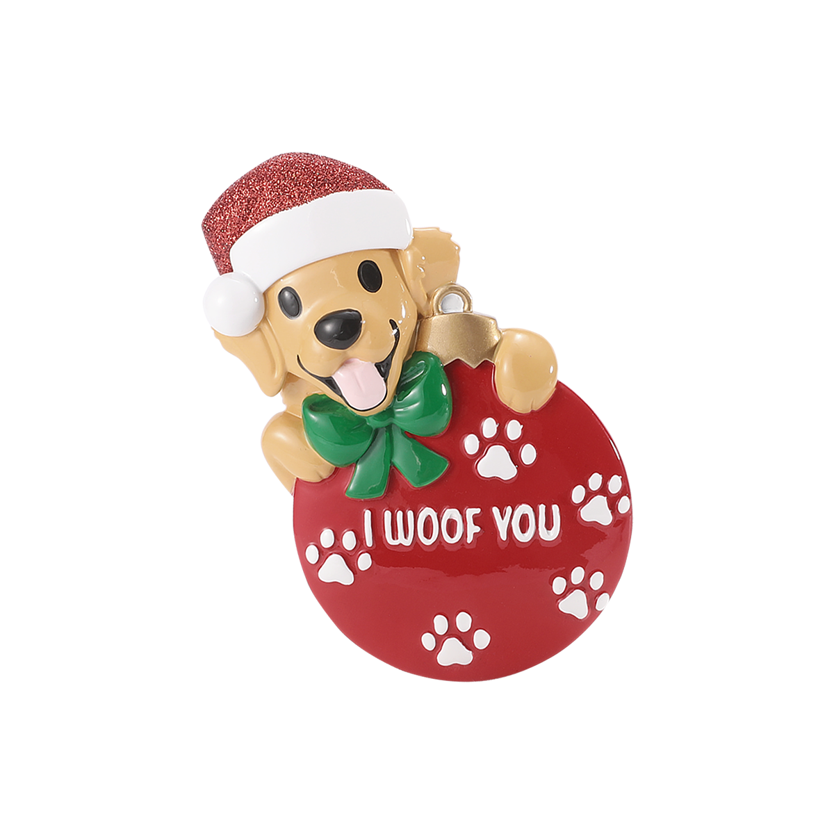 OR3043 - I Woof You Red Ornament