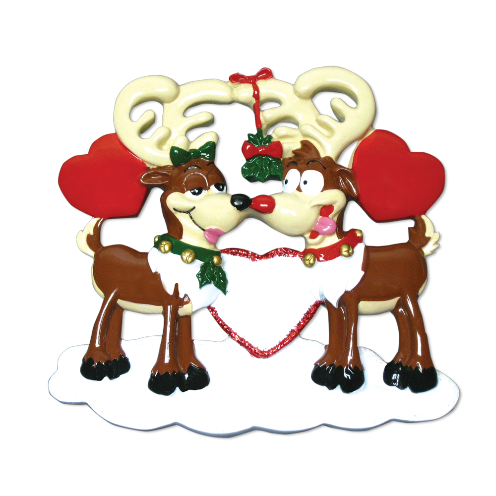 OR361 - Reindeer Love Personalised Christmas Decoration