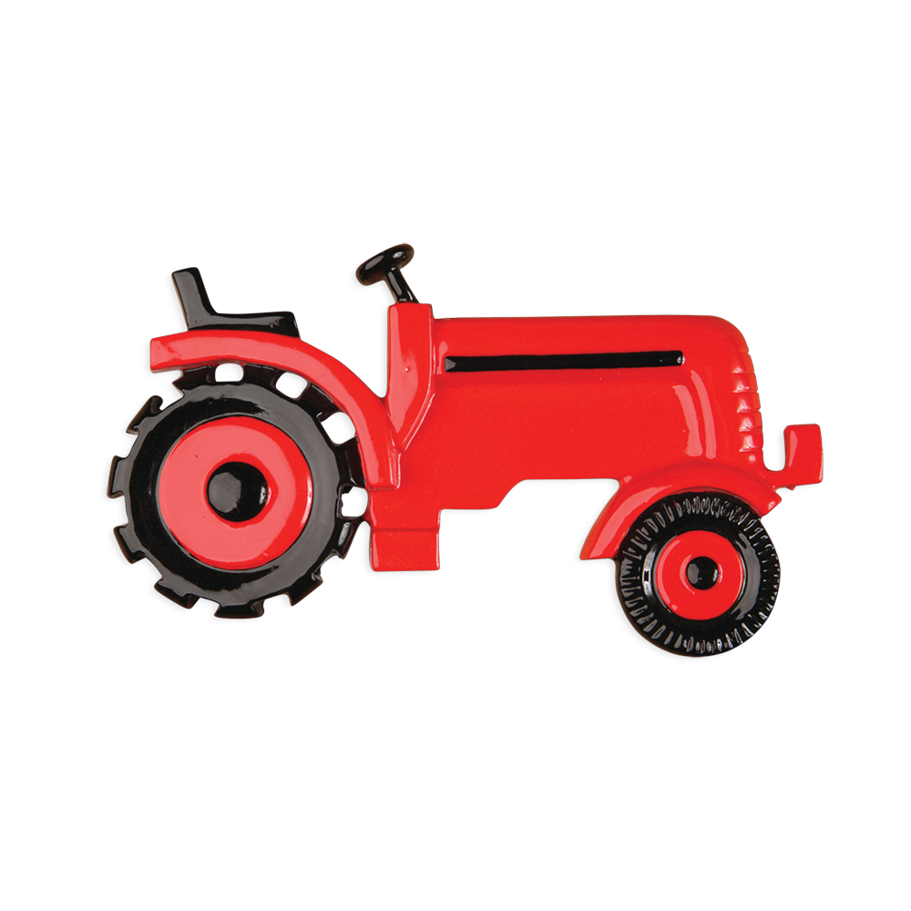 OR393-R - Red Tractor Personalised Christmas Decoration