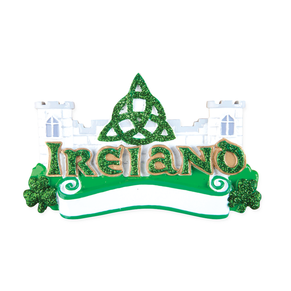 OR414 - Ireland Personalised Christmas Decoration