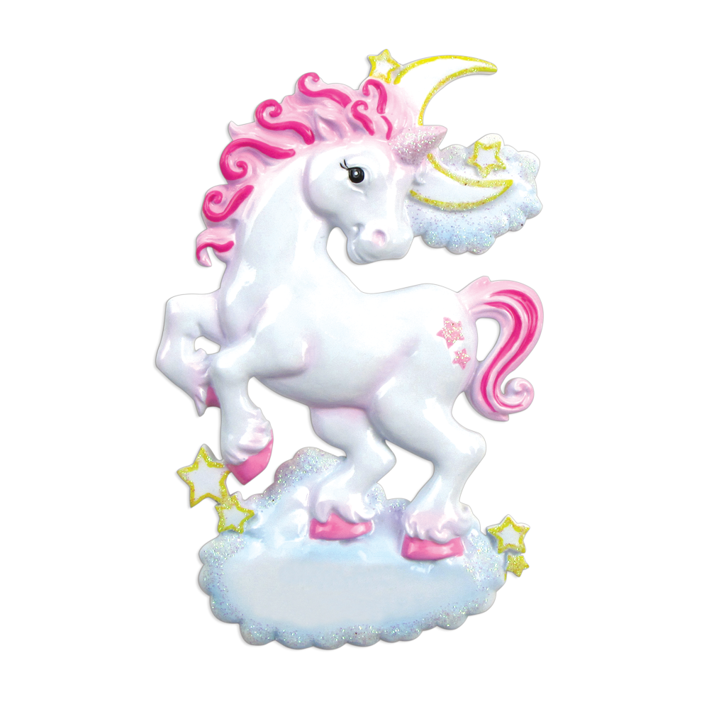 OR813 - Unicorn Personalised Christmas Decoration