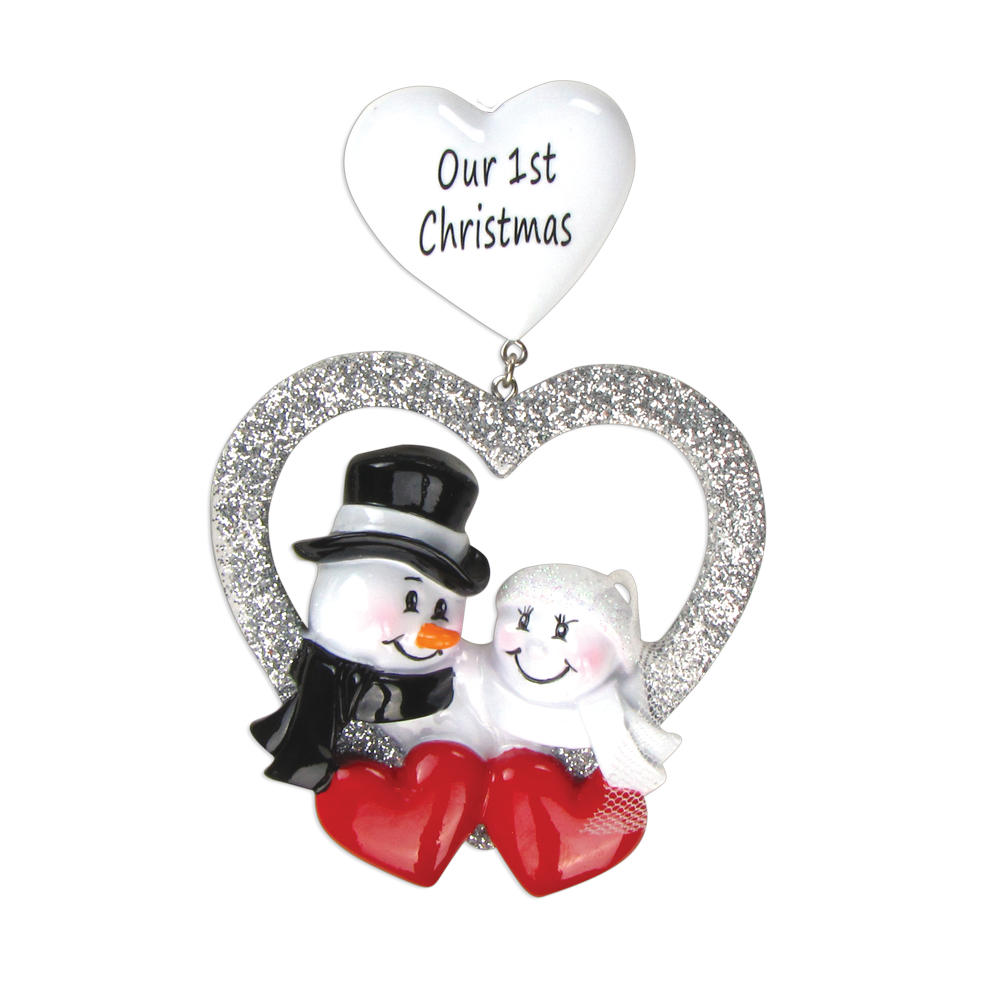 OR888 - Wedding Personalised Christmas Decoration