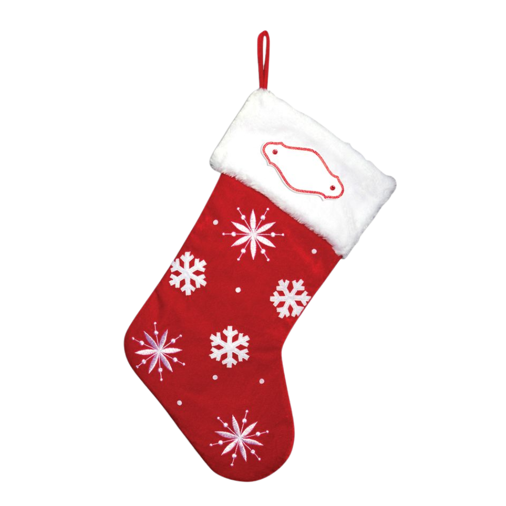PBS149 SF - New Snowflake Christmas Stocking