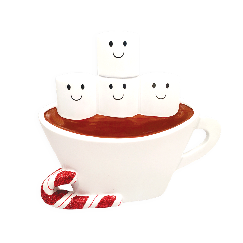 TT1213-4 - Hot Chocolate Family (4) Table Topper