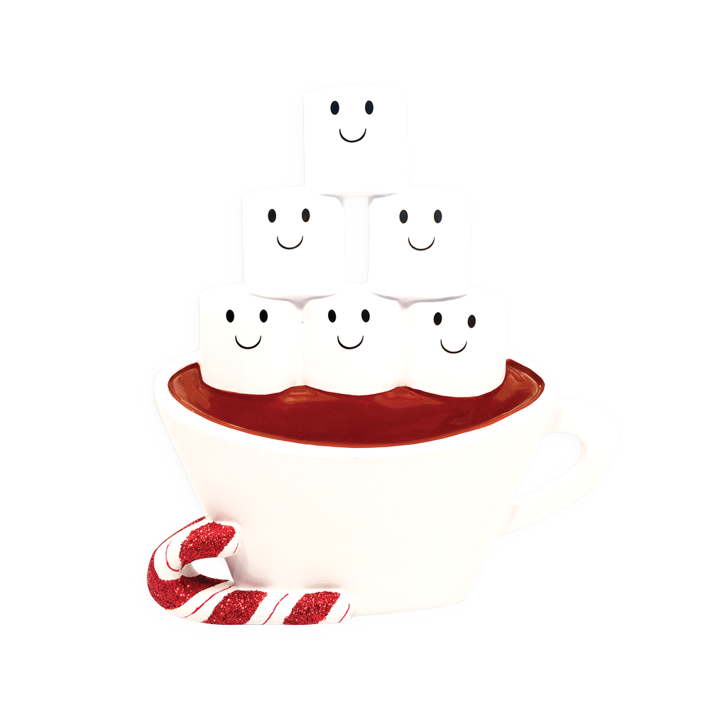 TT1213-6 - Hot Chocolate Family (6) Table Topper