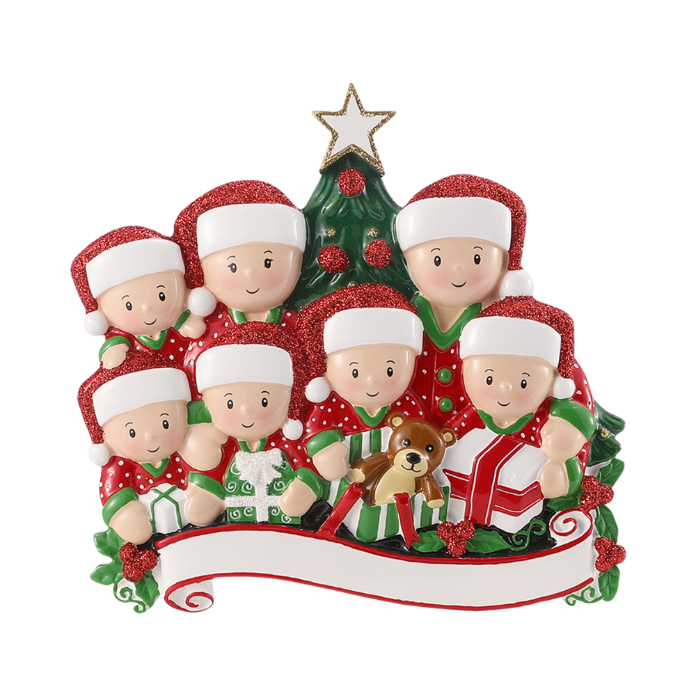 TT1523-7 - Pajama Family of 7 Table Topper