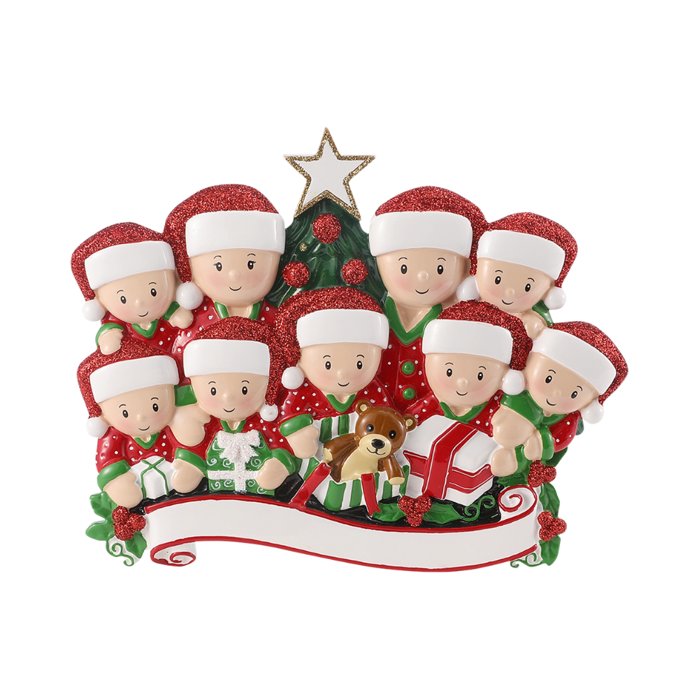 TT1523-9 - Pajama Family of 9 Table Topper