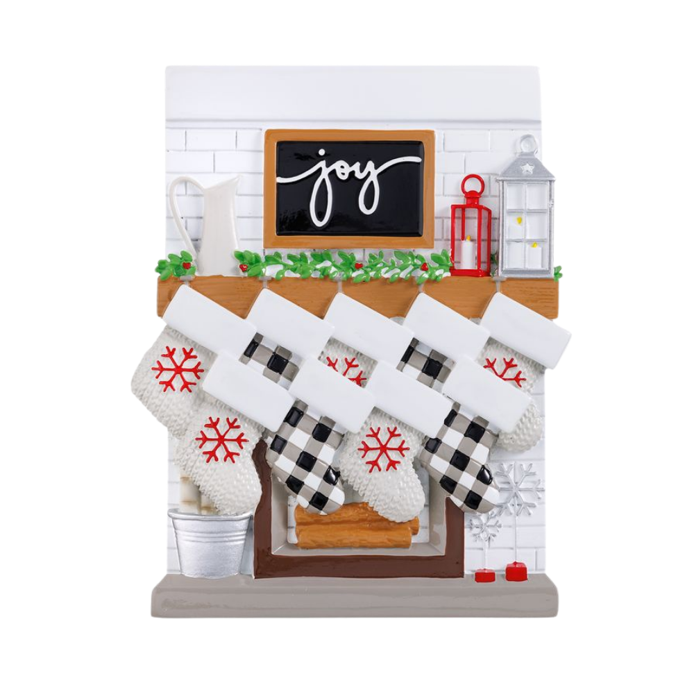 TT2030-9 - Fireplace Mantle Family of 9