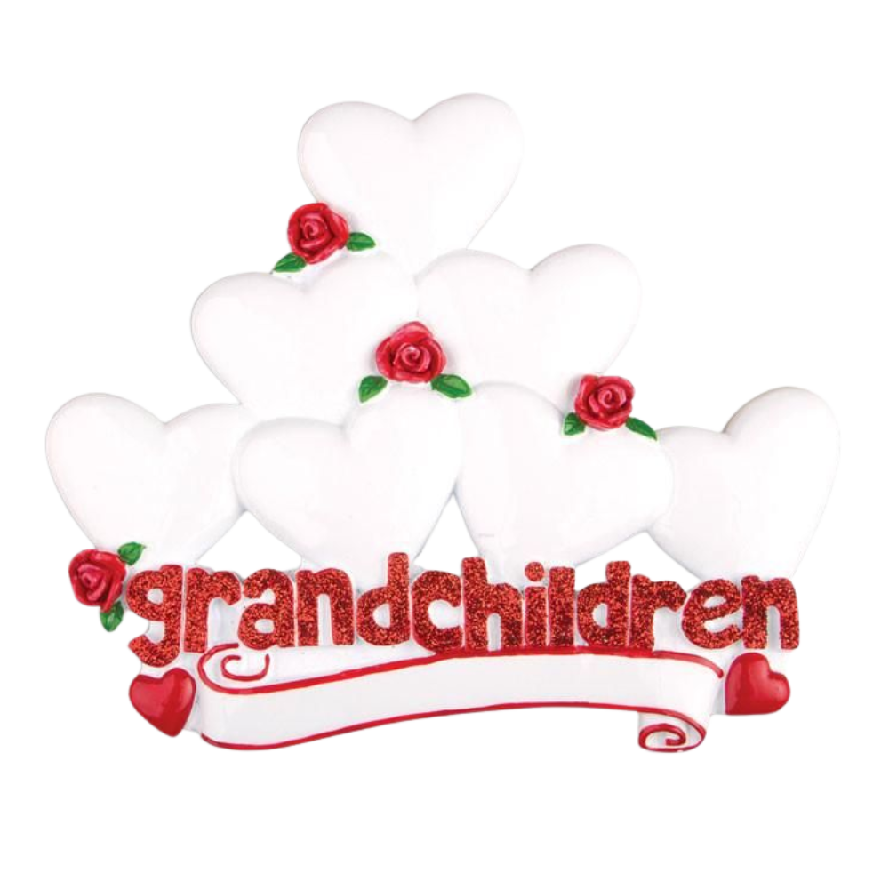TT529-7 - Grandchildren with Seven Hearts Table Topper